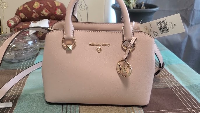 UNBOXING: Michael Kors EDITH SMALL SAFFIANO LEATHER SATCHEL (Color: Sun) 