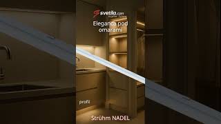 Video - LED NADEL 12W NW bela, za pod omarico
