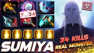 SumiYa Invoker 34 KILLS  Real Monster  Dota 2 Pro Gameplay [Watch & Learn]