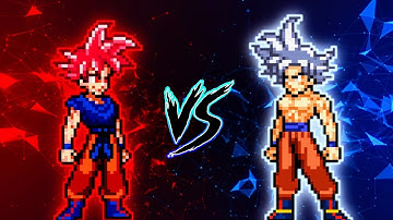 Goku TP OP (all form) VS Goku MUI in Jump Force Mugen