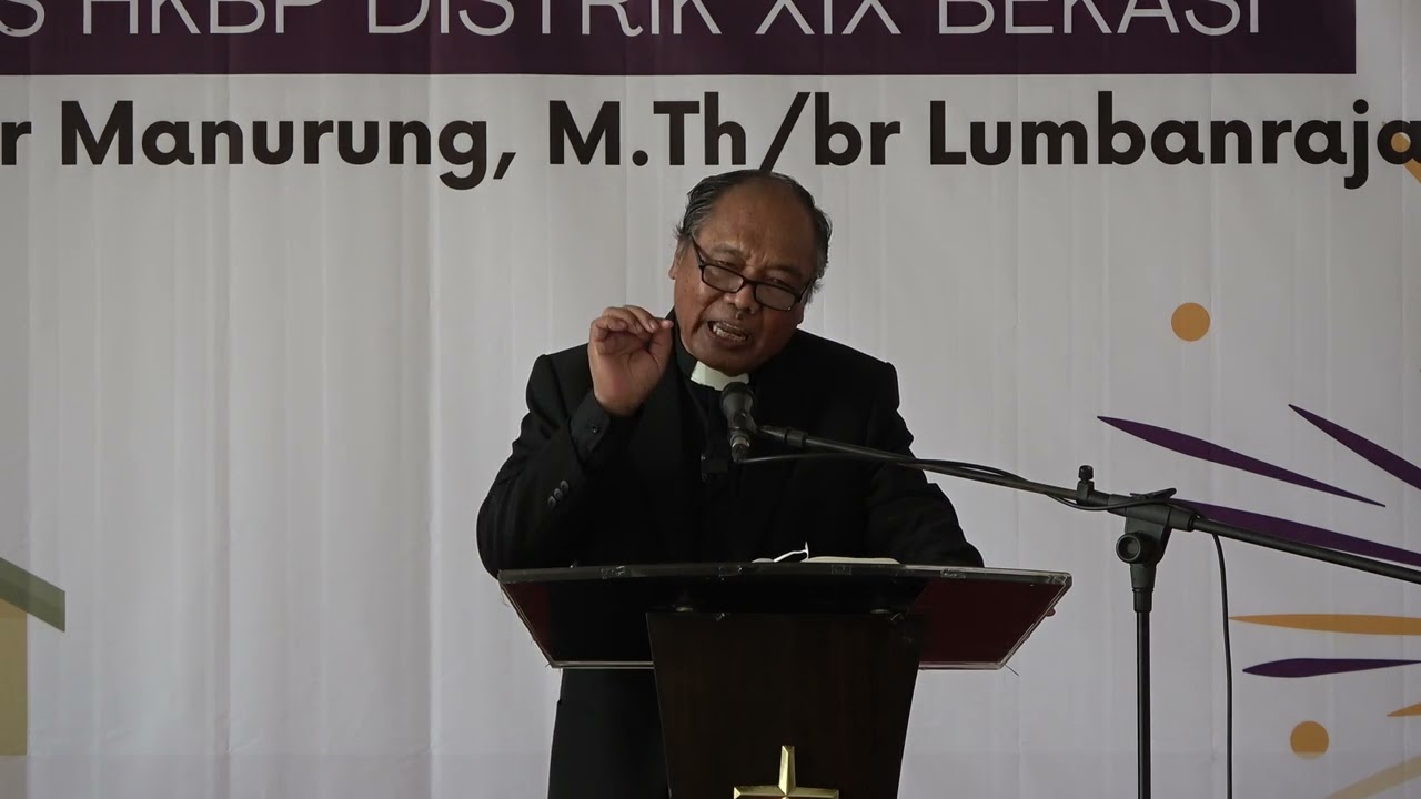 KHOTBAH TAHUN PROFESIONALISME oleh Pdt JAU Doloksaribu di Jamuan Kasih Praeses Pdt Mangatur Manurung