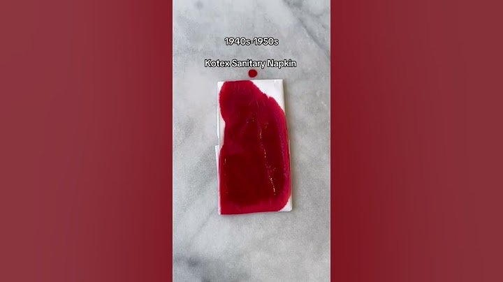 The history of period products 🩸