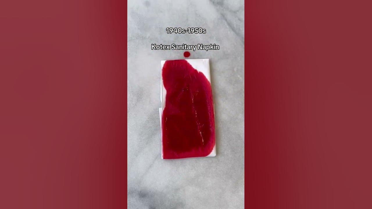The history of period products 🩸