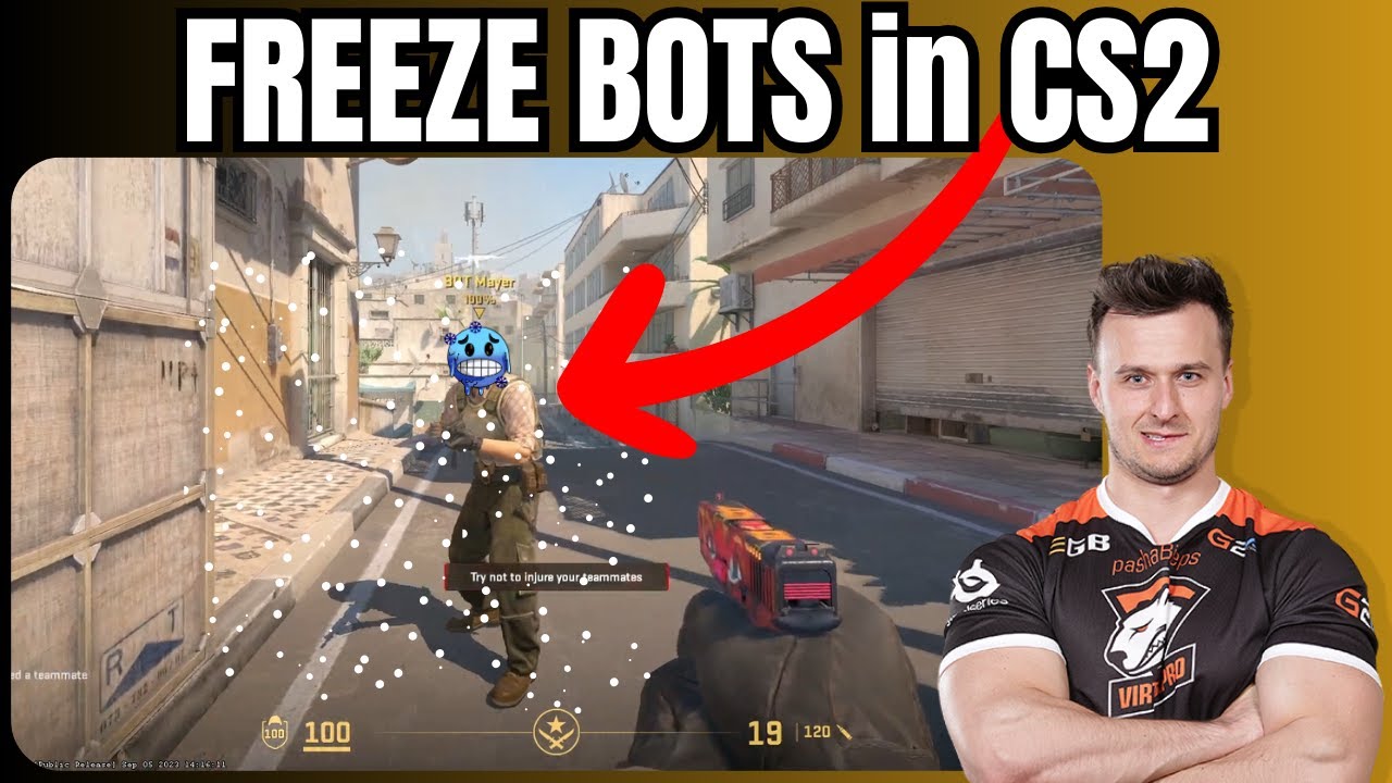 How to go beyond the map in CS2 using bots #cs2 #csgo #counterstrike #, hs top