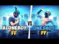 ONESHOT FF🔥 V/S ALONEBOY || @NOTFIXU || 100% HEADSHOT RATE 🥶