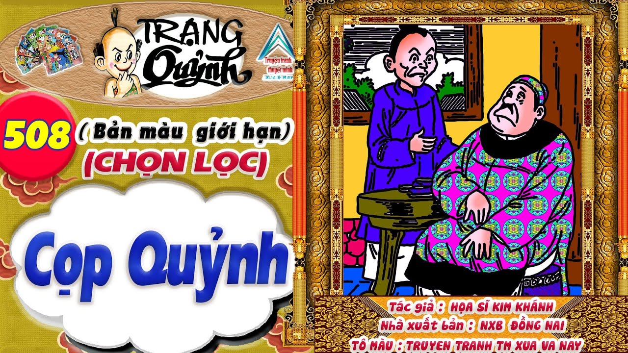 Trạng Quỷnh I Tập 508 I Bản màu giới hạn tuyển chọn: Cọp Quỷnh @Truyen tranh TM xua va nay