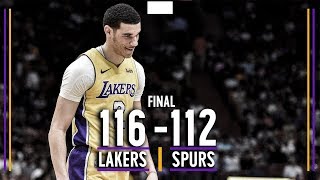 Lonzo ball leads 4th quarter comeback