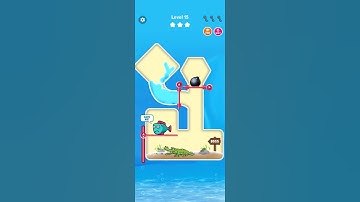 Save The Fish 🐟 🐠 Game Save the Fish - Level 15, Gameplay Walkthrough,  Save the fish/ Level- 15