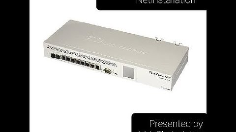 Mikrotik CCR1009 Netinstallation  by Md. Shahajahan Progoti IT