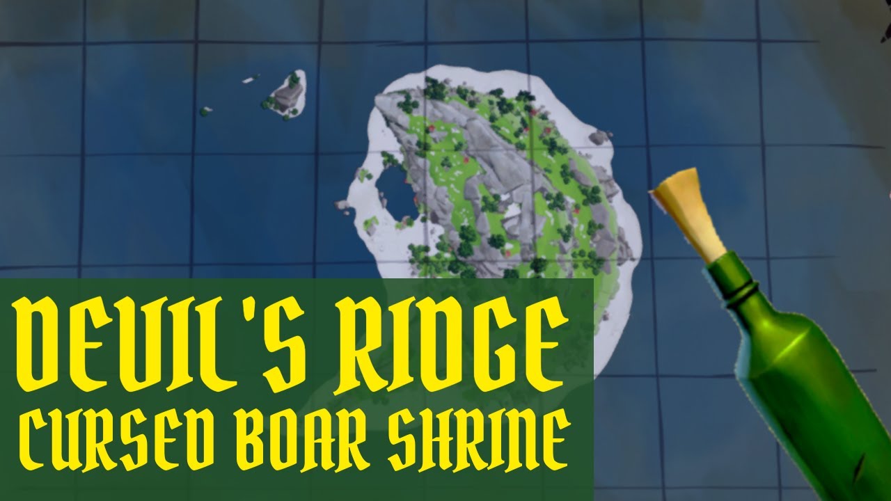 Devil's ridge cursed boar shrine Sea of Thieves YouTube