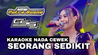 SEORANG SEDIKIT - NOER HALIMAH KARAOKE NADA CEWEK