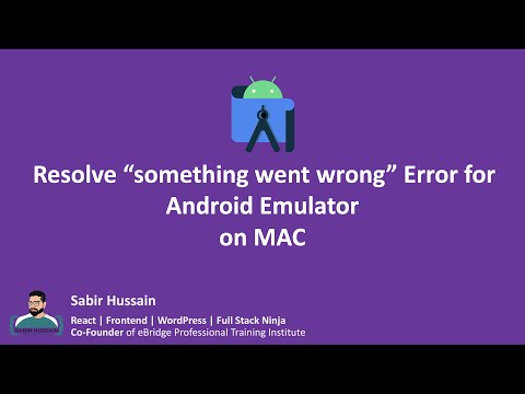 something went wrong on Android Emulator - Resolved
