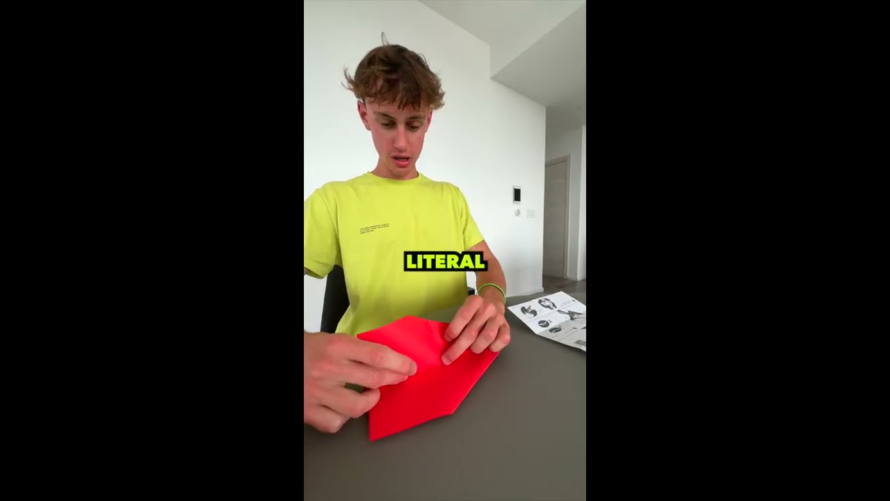 I Made The Perfect Paper Airplane 