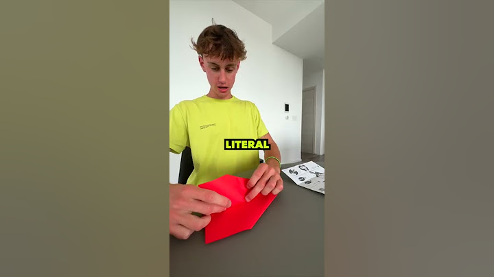I Made The Perfect Paper Airplane!