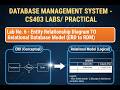 ERD to Relational Model | Database Management Systems | CS403P Short Lectures | CS403P Lab No. 6