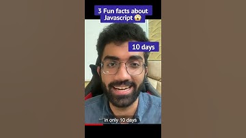 3 JavaScript Facts You Must Know! #shorts