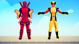 DEADPOOL and WOLVERINE vs OP UNITS | TABS - Totally Accurate Battle Simulator