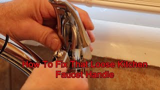 How To Fix A Loose Handle On A Kitchen Faucet by Get It Done Home Repair 330 views 4 months ago 7 minutes, 32 seconds