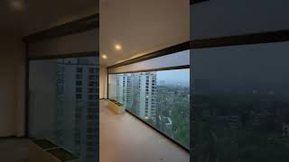 Privacy + mosquito protection + sunshade = retractable screen #roller #screen #balcony #patio