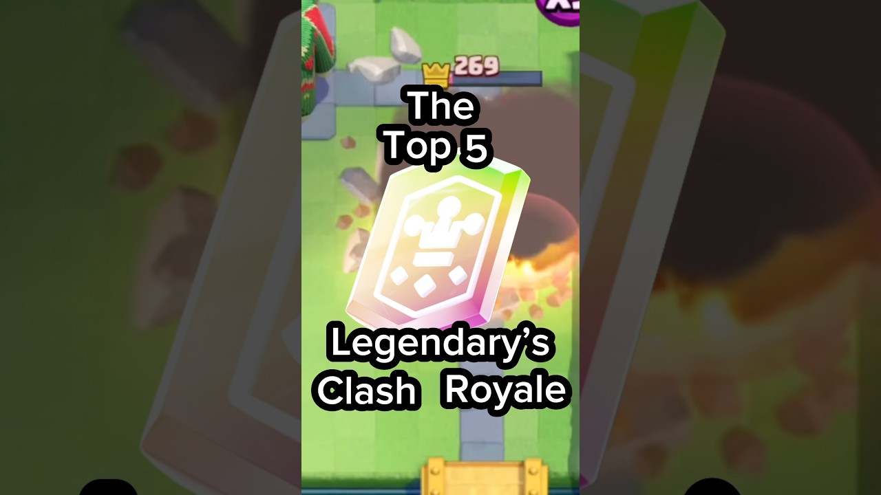 Top 5 LEGENDARY Cards in CLASH ROYALE 