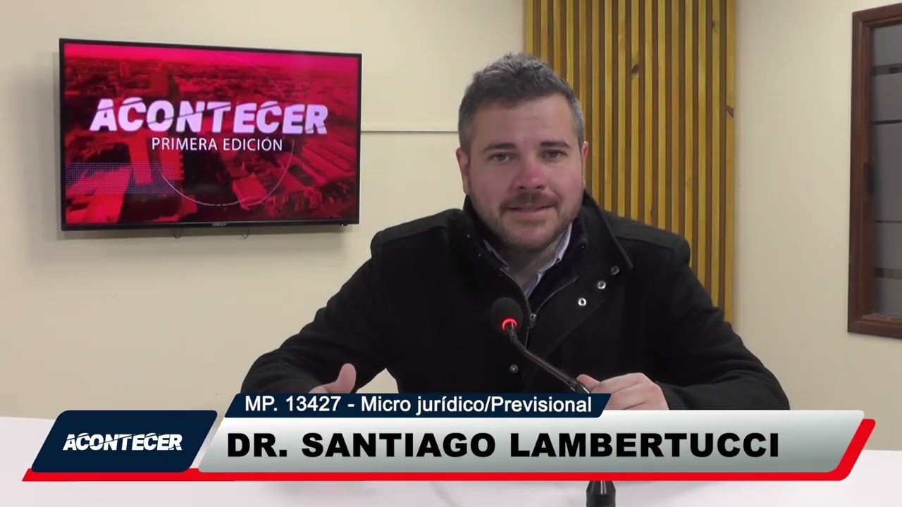 Micro jurídico-previsional con Santiago Lambertucci