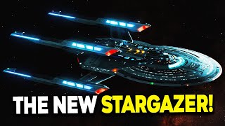 Starfleet's NEWEST Ship!  USS Stargazer  Saganclass Star Trek Ship Breakdown!