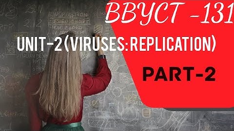 BBYCT -131 UNIT -2(Viruses: Replication)