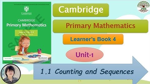 Cambridge  Primary Maths LB 4 Unit(1) Exercise 1.1