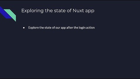 18. Exploring the nuxt-auth state management