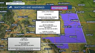 Q2 Billings Area Weather: Wind, snow, and cooler