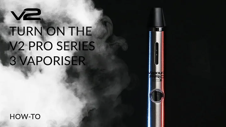 How to Turn On and Off the V2 PRO Series 3 Vaporiser | V2 Cigs