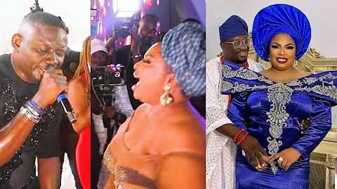 Watch Vira's Video of Segun Johnson Singing for Actress Laide Bakare at Her Owambe Wedding