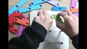 Alphabet letter building from Unnati Library