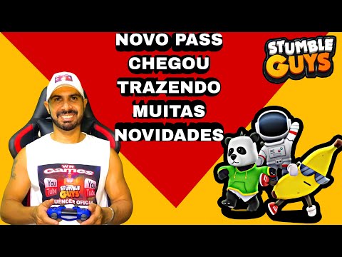 NOVO PASSE CHEGOU TRAZENDO MUITAS NOVIDADES #wrgames #stumbleguys