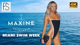 Miami Swim Week s2023 MAXINE YACHT WEAR FULL show 4K UHD | Sustainable Swimwear | Bikini | Monokini