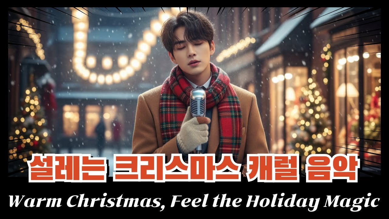 설레는 크리스마스 캐럴 음악 : Warm Christmas, Feel the Holiday Magic - YouTube