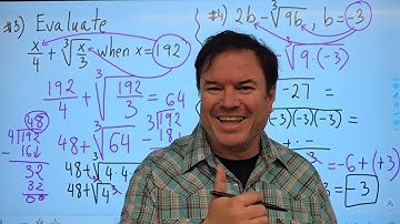 CUBE ROOTS - EVALUATING EXPRESSIONS