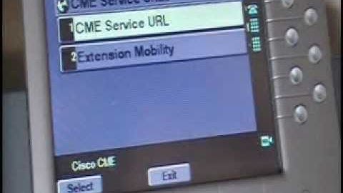 Cisco UC500 VoIP Telephone System Extension Mobility