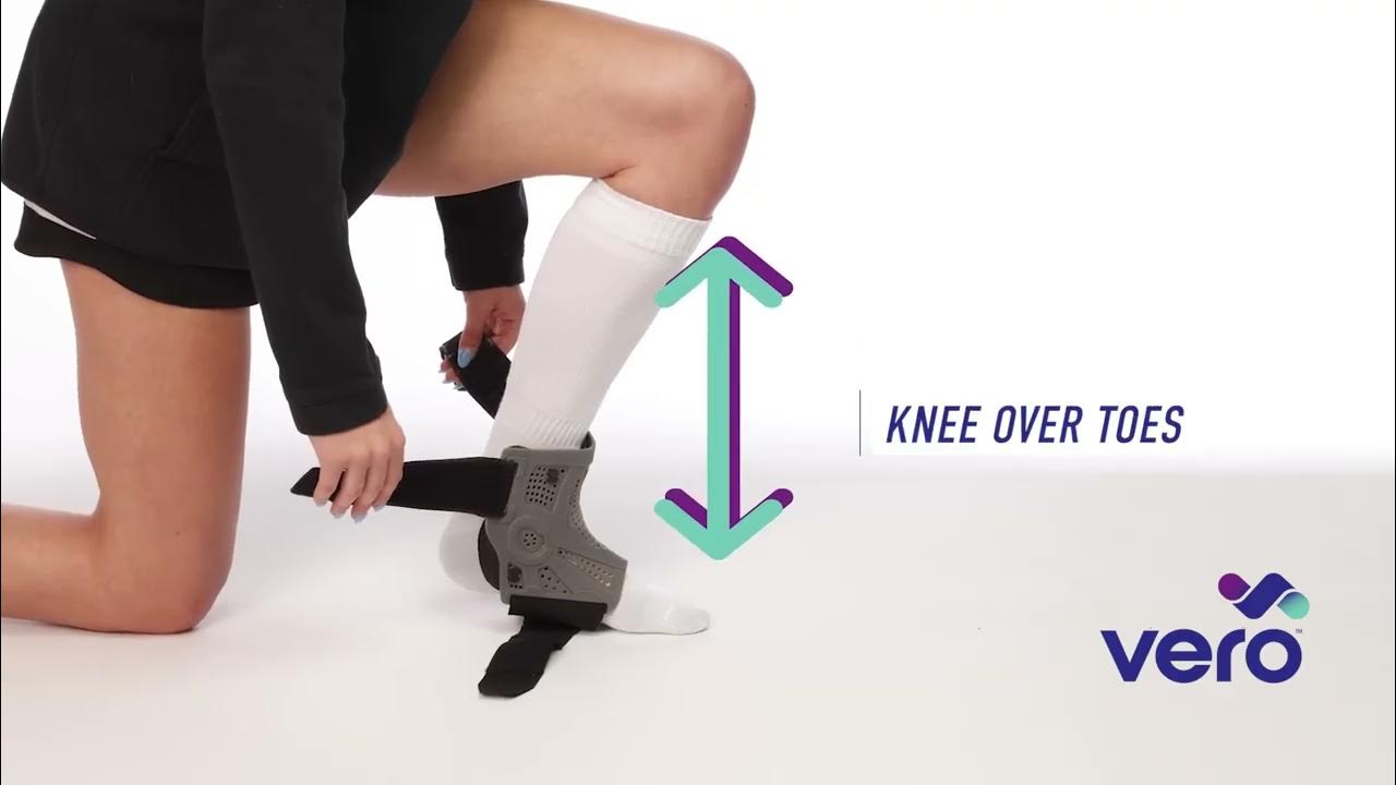 Putting on the Vero Ankle Brace YouTube