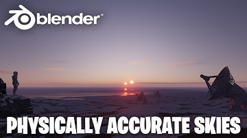 Real-Time Skies in Blender with PSA Add-On