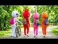 Pinki &amp; Friends Went to School... &amp; EVERYTHING Went Wrong! 🎒😱