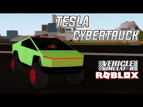 New Tesla Cybertruck Review Vehicle Simulator Roblox Youtube - racing the tesla cyber truck roblox vehicle simulator youtube