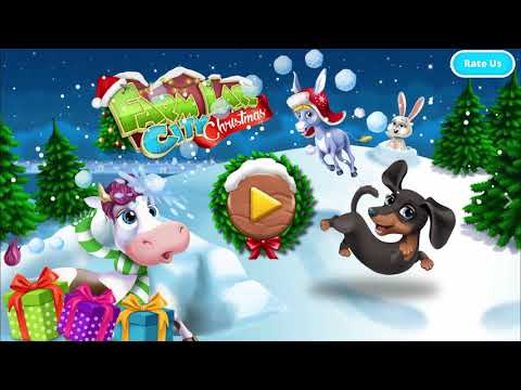 Farm Animals Christmas - Cute Winter Pets