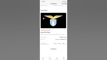 Binance Launchpad have new Coin, Lazio Fan Token! Don
