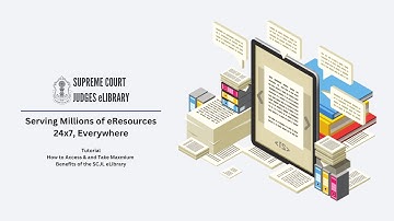 Supreme Court Judges eLibrary | Tutorial I Refread Digital Library