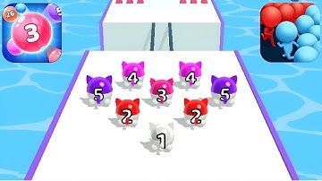 SATISFYING MOBILE GAMES : MARBLE RUN, COUNT MASTERS, JUICE RUN