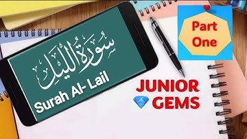 Junior Gems |Surah Al Lail| Tafseer |English quran |سورة الليل |سورہ الليل