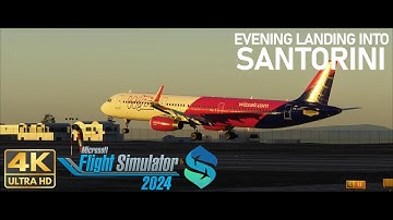 FIRST BEAUTIFUL SUMMER OPS🇬🇷| landing at Santorini🛬| FENIX A320 | MSFS24