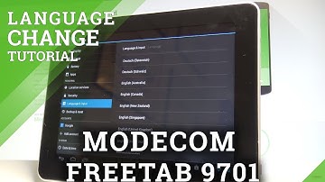 How to Change Language on MODECOM FREETAB 9701 - Language Settings |HardReset.Info