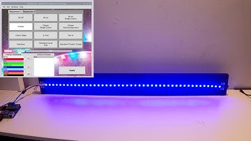 Controlling NeoPixel / PixelStrip LEDs with a Raspberry Pi - part 2 - Graphical User Interface (GUI)